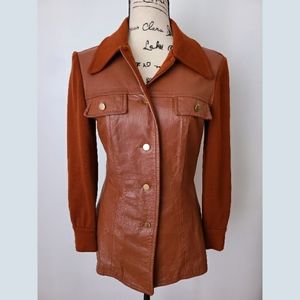 Vintage leather jacket